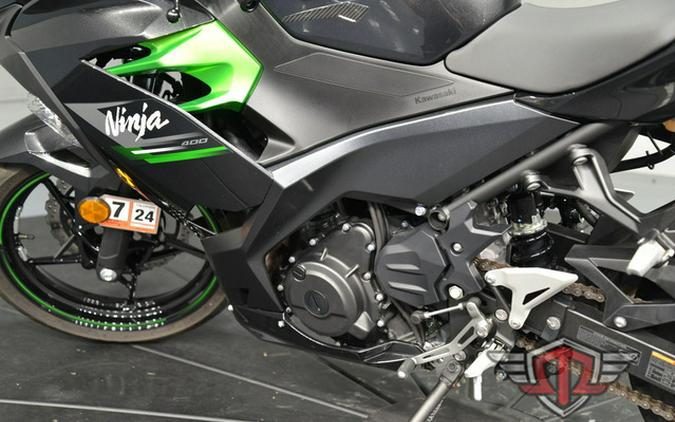 2023 Kawasaki Ninja 400 Matrix Camo Gray/Metallic Matte Carbon