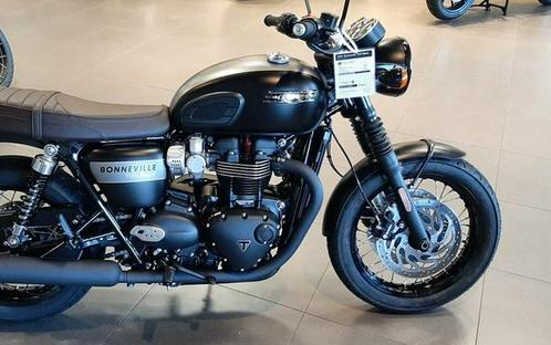 2022 Triumph Bonneville T120 Black Gold Line Matt Saphire Black / Matt Silver Ice