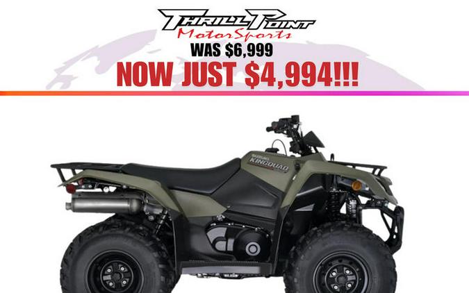 2025 Suzuki KingQuad 400ASi