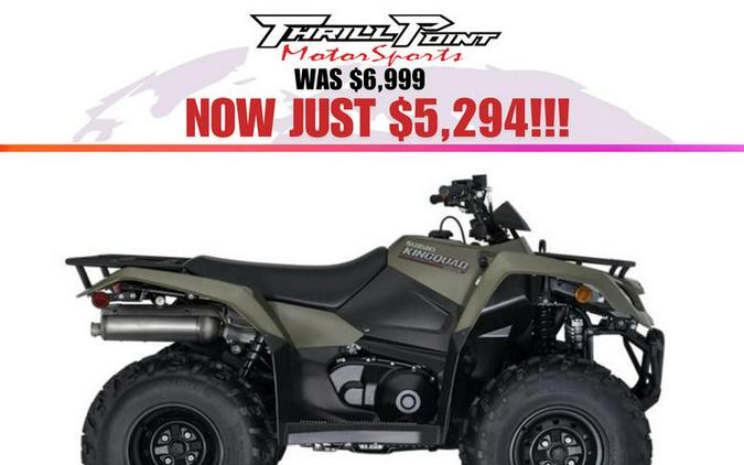 2025 Suzuki KingQuad 400ASi