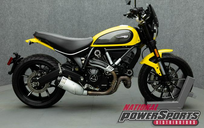 2020 DUCATI SCRAMBLER ICON 800 W/ABS