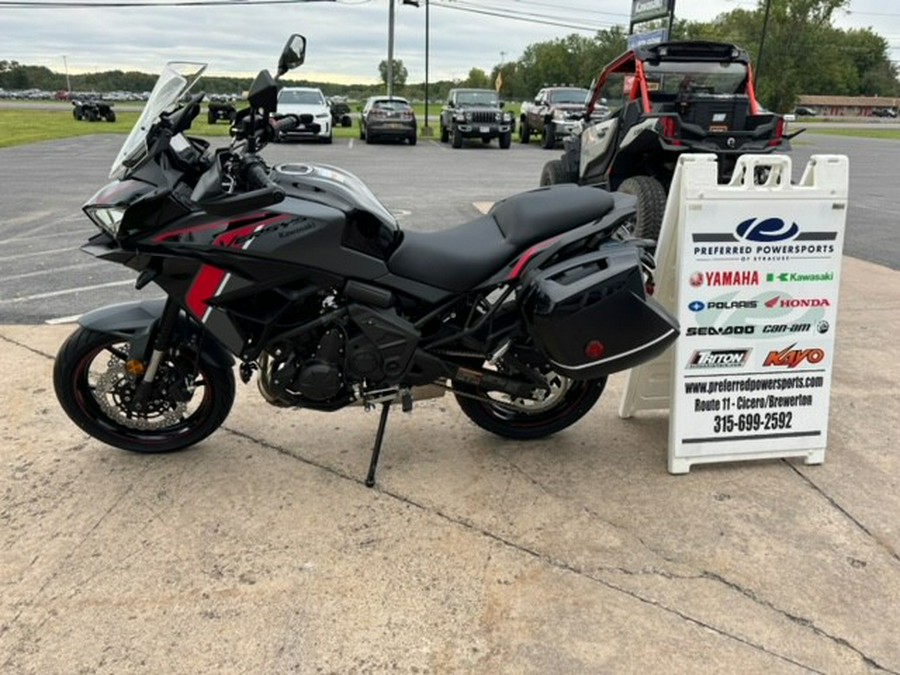 2024 Kawasaki Versys 650 LT ABS Metallic Matte Dark Gray/Ebony