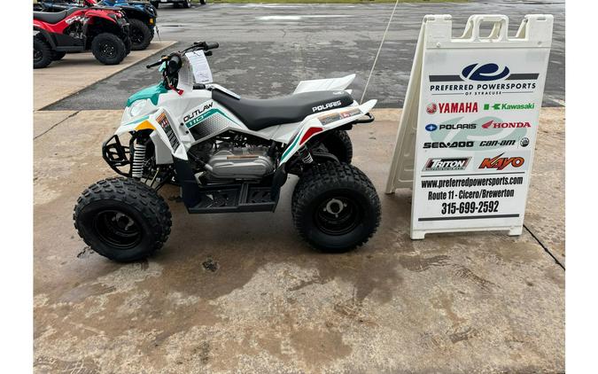 2025 Polaris Industries Outlaw 110 EFI Bright White/Radiant Green