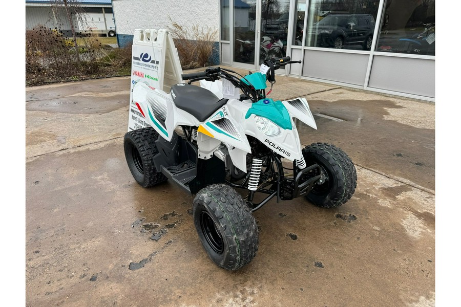 2025 Polaris Industries Outlaw 110 EFI Bright White/Radiant Green