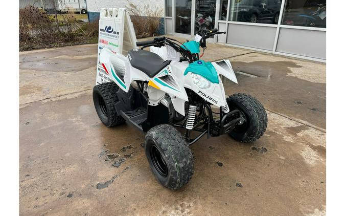 2025 Polaris Industries Outlaw 110 EFI Bright White/Radiant Green