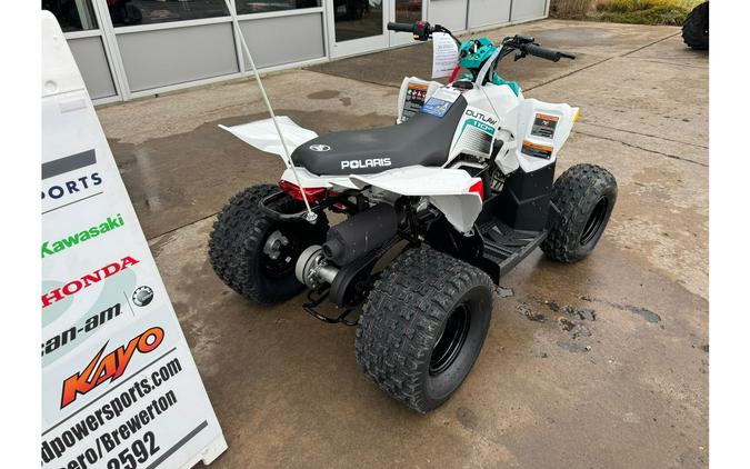 2025 Polaris Industries Outlaw 110 EFI Bright White/Radiant Green