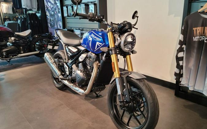 2024 Triumph Speed 400 Caspian Blue / Storm Grey