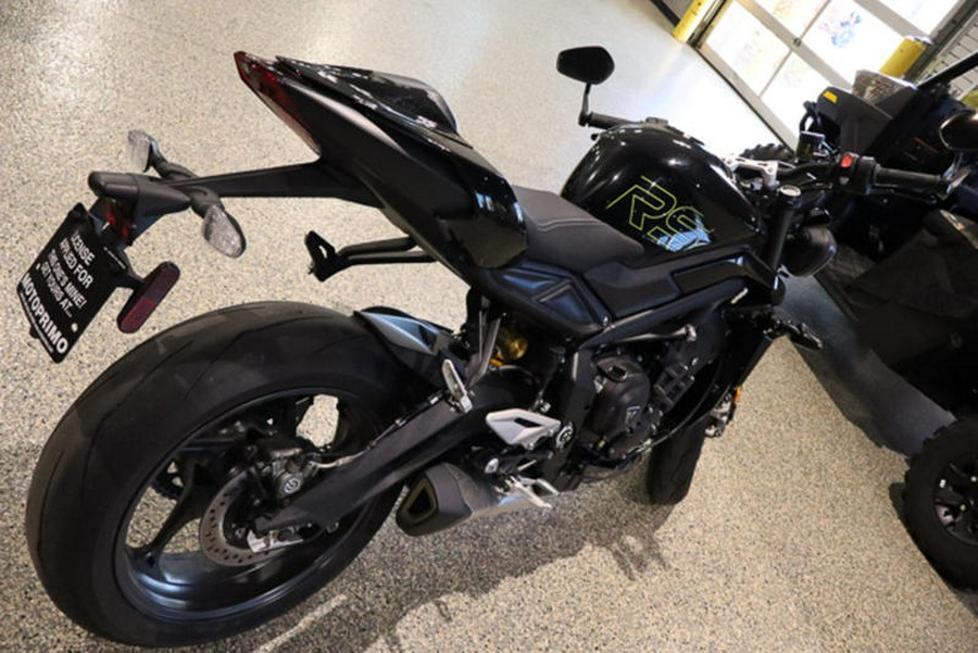 2025 Triumph Street Triple 765 RS Phantom Black