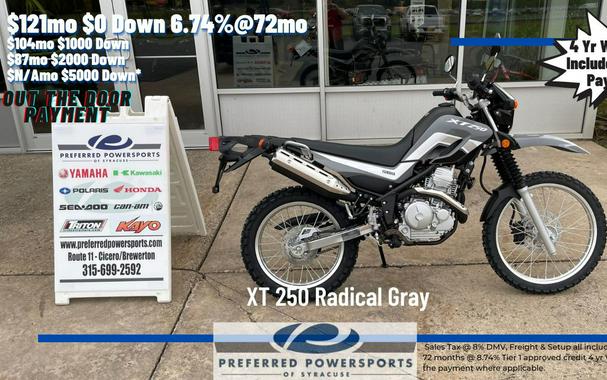 2024 Yamaha XT 250 Radical Gray