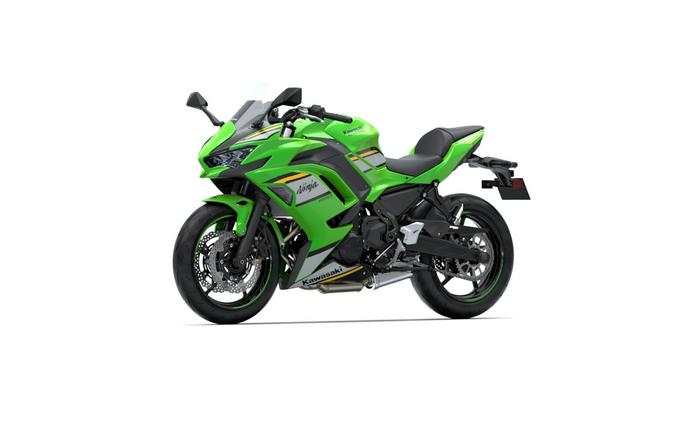 2025 Kawasaki Ninja 650 KRT Edition ABS Lime Green/Ebony/Pearl Blizzard White - 109571