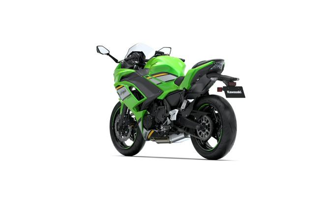 2025 Kawasaki Ninja 650 KRT Edition ABS Lime Green/Ebony/Pearl Blizzard White - 109571