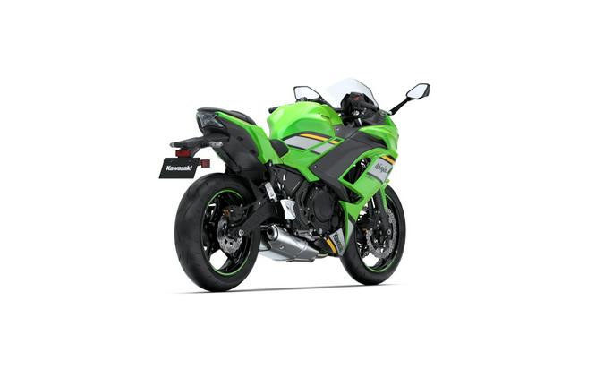 2025 Kawasaki Ninja 650 KRT Edition ABS Lime Green/Ebony/Pearl Blizzard White - 109571