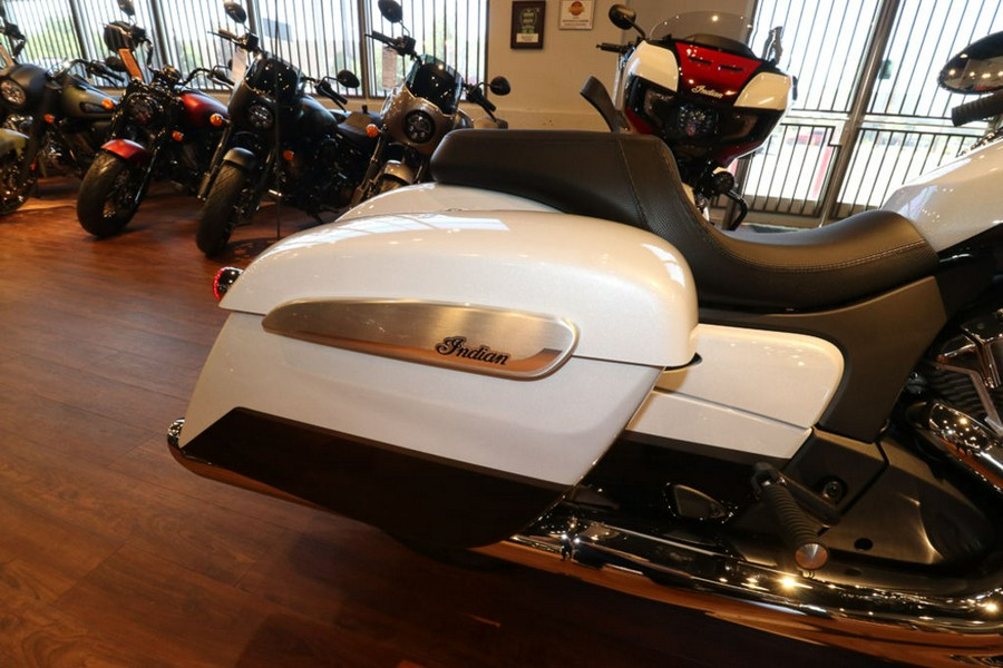 2025 Indian Motorcycle® Challenger® Limited Ghost White Metallic with Black Metallic