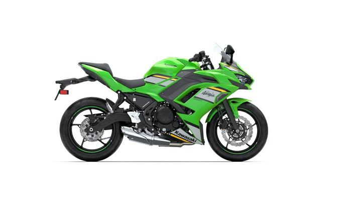 2025 Kawasaki Ninja 650 KRT Edition ABS Lime Green/Ebony/Pearl Blizzard White - 109570