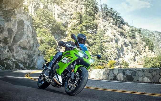 2025 Kawasaki Ninja 650 KRT Edition ABS Lime Green/Ebony/Pearl Blizzard White - 109570