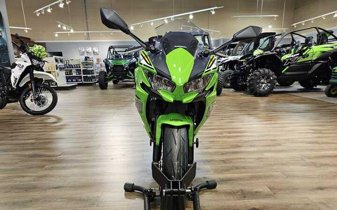2025 Kawasaki Ninja 650 KRT Edition ABS Lime Green/Ebony/Pearl Blizzard White - 109570
