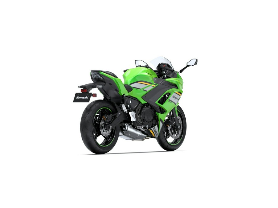 2025 Kawasaki Ninja 650 KRT Edition ABS Lime Green/Ebony/Pearl Blizzard White - 109570