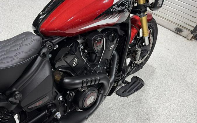 2026 Indian 101 Scout Sunset Red Metallic