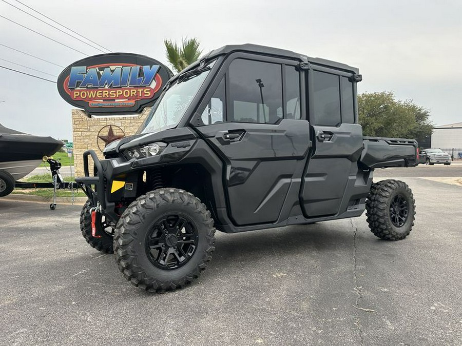 New 2025 CAN-AM DEFENDER MAX LONE STAR CAB HD10 STEALTH BLACK