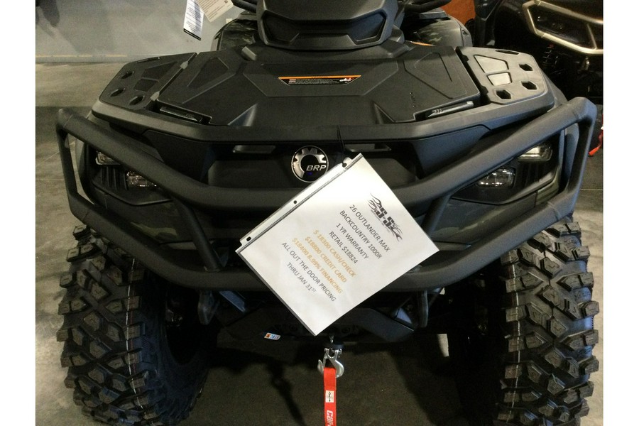 2026 OUTLANDER MAX BACKCOUNTRY 1000R - Can-Am