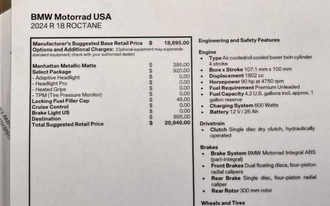 2024 BMW R 18 Roctane