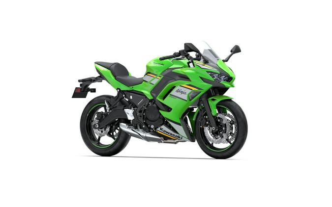 2025 Kawasaki Ninja 650 KRT Edition ABS Lime Green/Ebony/Pearl Blizzard White - 109569