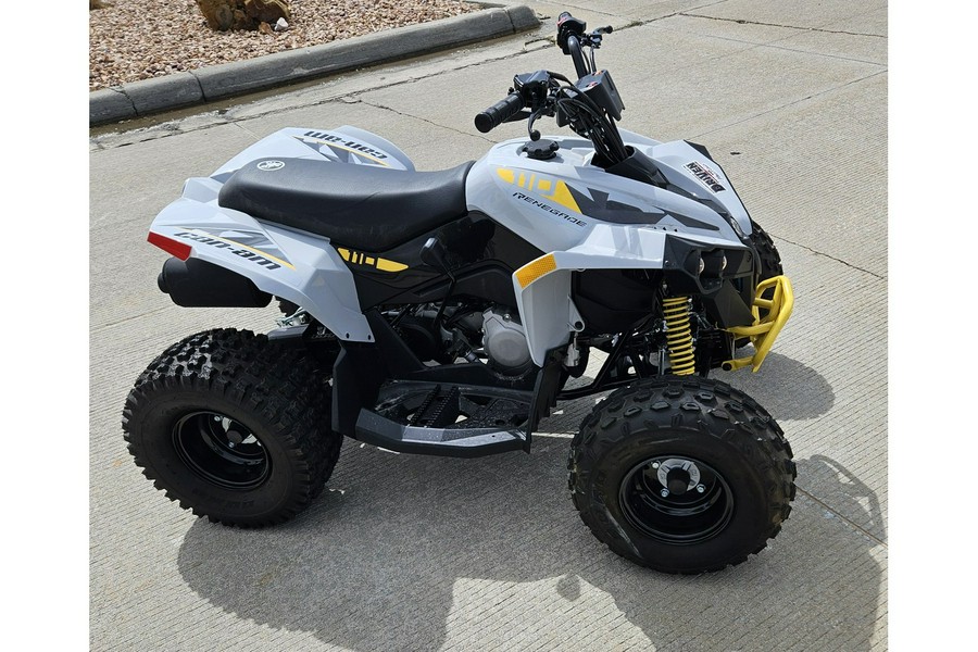 2024 Can-Am Renegade 110 EFI Gray & Yellow / Blue & Black