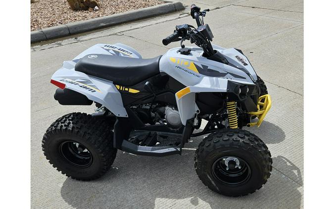 2024 Can-Am Renegade 110 EFI Gray & Yellow / Blue & Black