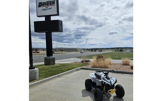 2024 Can-Am Renegade 110 EFI Gray & Yellow / Blue & Black