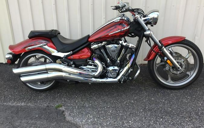 2009 Yamaha Raider® S Candy Red w/Flames