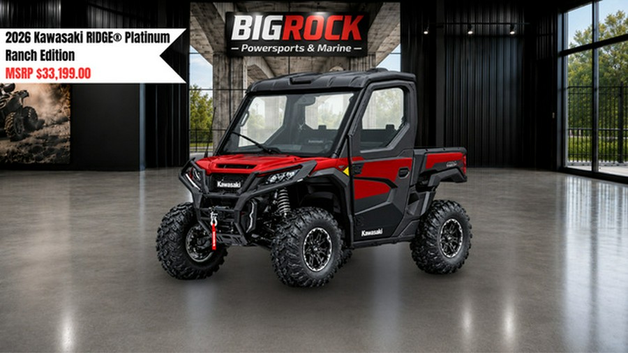 2026 Kawasaki RIDGE Platinum Ranch Edition Platinum Ranch Edition