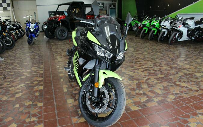 2026 Kawasaki NINJA 650 ABS Metallic Yellowish Green/Metallic Spark Black - TDAH1179