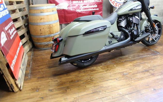 2025 Indian Motorcycle® Springfield ® Dark Horse® Moss Green Smoke