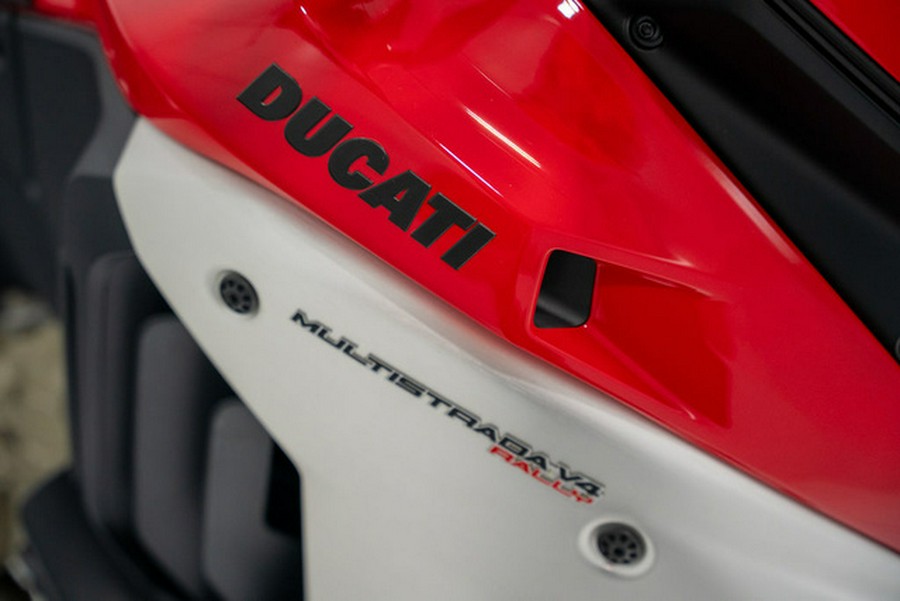 2024 Ducati Multistrada V4 Rally Travel Adventure Red