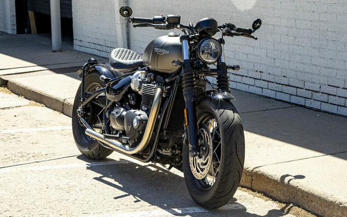 2022 Triumph Bonneville Bobber Matt Storm Grey/Matt Ironstone