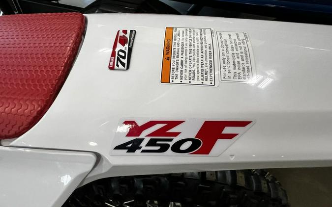 2026 Yamaha YZ450F 70th Anniversary Edition
