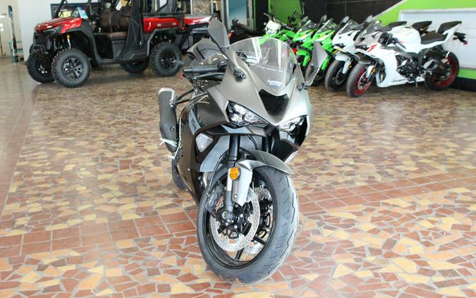 2026 Kawasaki NINJA ZX-6R ABS Metallic Matte Dark Gray/Ebony - TA048247