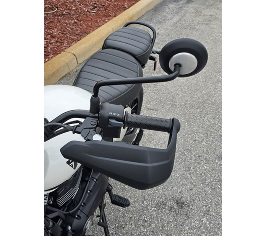 2026 Triumph Scrambler 400 XC Vanilla White XC