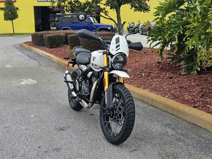 2026 Triumph Scrambler 400 XC Vanilla White XC