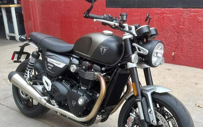 2024 Triumph Speed Twin 1200 Matte Ironstone/Matte Storm Grey