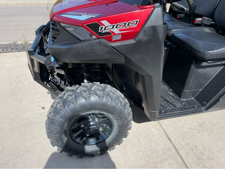 2020 Polaris Industries RANGER® 1000 Premium Sunset Red Metallic