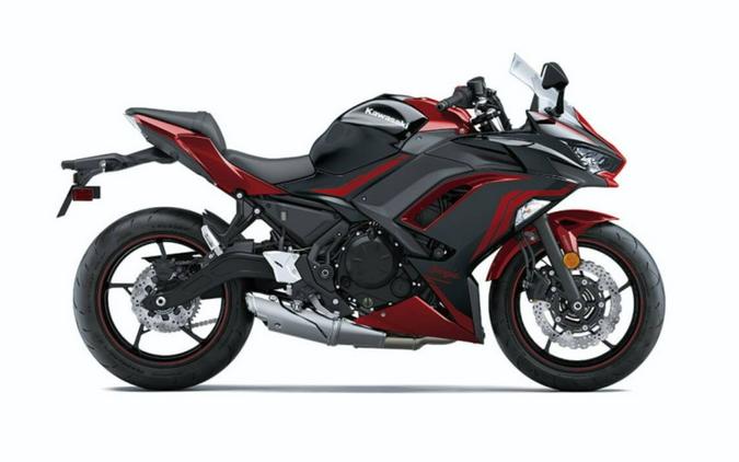 2021 Kawasaki Ninja® 650 ABS Metallic Spark Black/Metallic Imperial Red