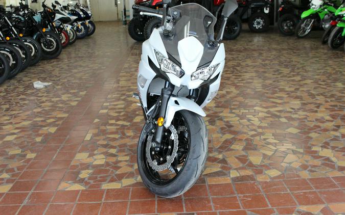 2026 Kawasaki NINJA 650 ABS Metallic Matte Whitish Silver/Metallic Flat Spark Black - TDAJ6909