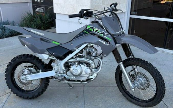 2025 Kawasaki KLX 140R Battle Gray