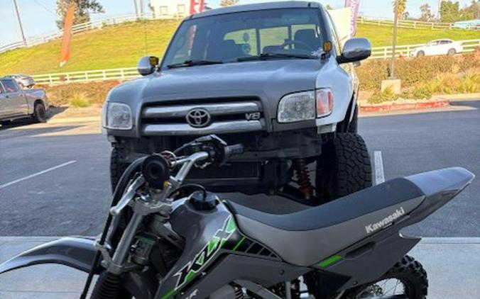 2025 Kawasaki KLX 140R Battle Gray