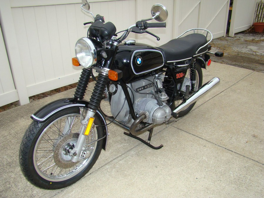 1976 BMW R90/6, Black.