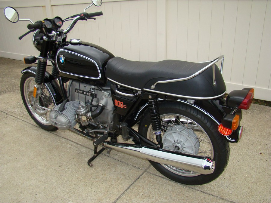 1976 BMW R90/6, Black.