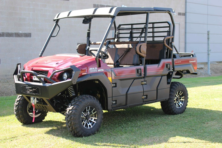 2026 Kawasaki Mule Pro-FXT 1000 Platinum Ranch Edition Metallic Deep Red - TB507262