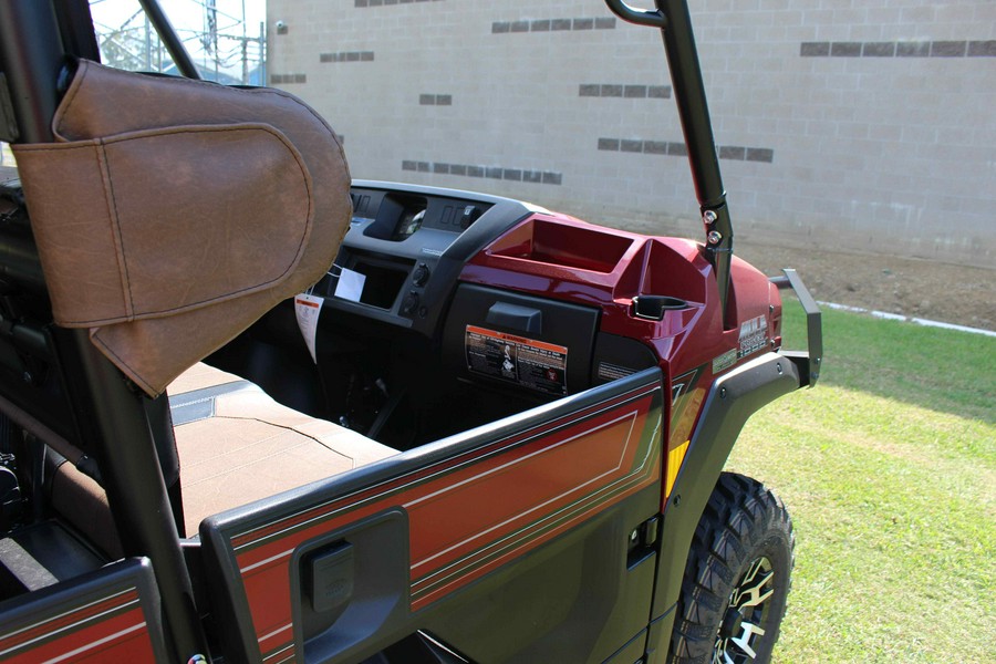 2026 Kawasaki Mule Pro-FXT 1000 Platinum Ranch Edition Metallic Deep Red - TB507262
