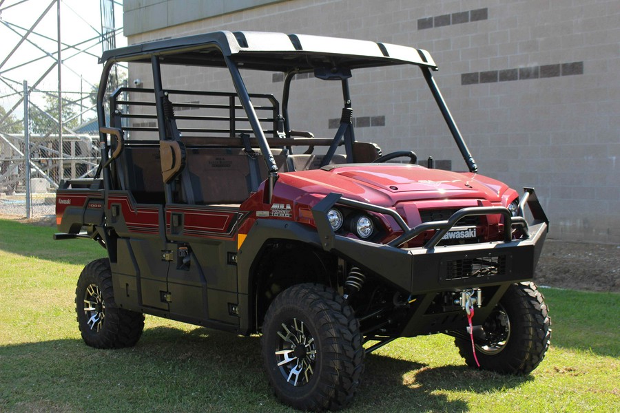 2026 Kawasaki Mule Pro-FXT 1000 Platinum Ranch Edition Metallic Deep Red - TB507262